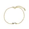 Luxenter Bracelet 18 Carat Yellow Gold Finish - Alphabet