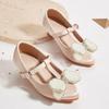 Girls' Fashionable High Heels with Bow and Pearl - Winter 2025 Collection