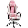 Gaming Chair Ergonomic Office Chair with Headrest, Massage Lumbar Cushion, Footrest, Rotating Gamer Chair PC Chair with Connected Armrests