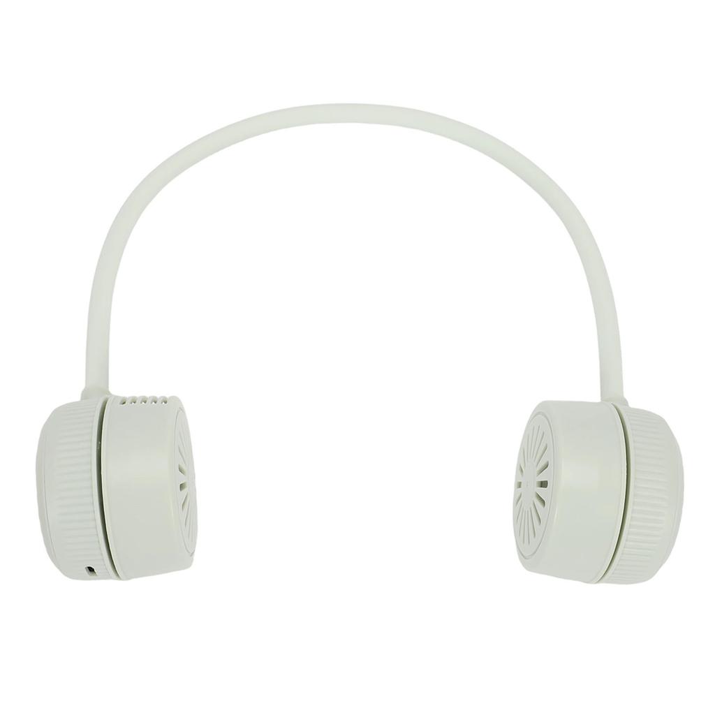 Portable Bladeless Neck Fan 3 Speed   Rechargeable Wearable   Fan for Outdoor   Travel Sports