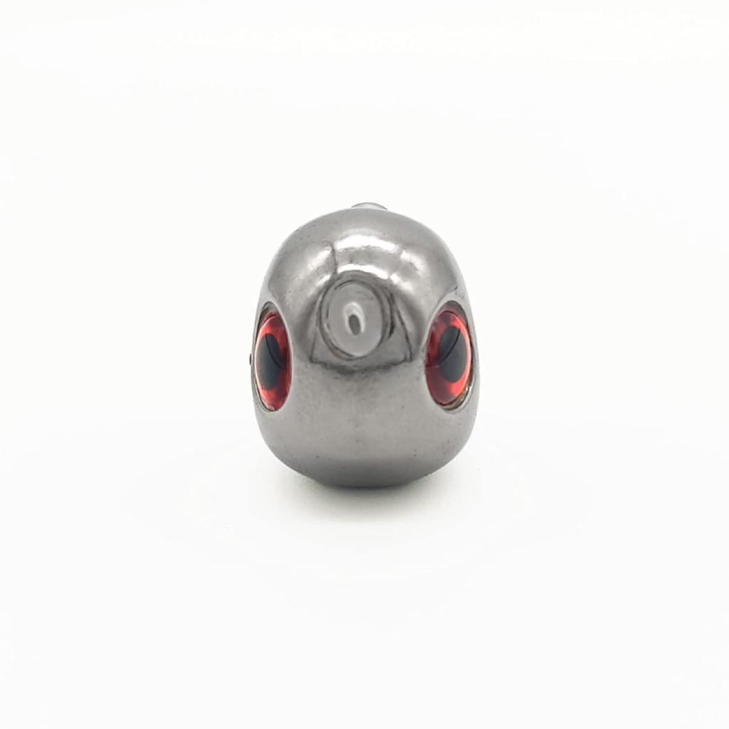 Orurudo Fishing Tackle Tungsten Tairaba Head Unpainted Silver Eye of Qb100208b96n0 "Tangled Sinker" (Red (Set 9) / 150g)