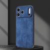 Coque arrière de téléphone en cuir PU de luxe pour iPhone 17 Air 17Pro Max 16E 15 14 13 12 11 SE 8 7 Plus Pare-chocs Coque Pour iPhone 16 Pro Max