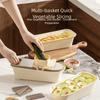 Multi-Functional Garlic Ginger Grinder Manual Kitchen Gadget Grater Shredder Garlic Grinder for Crushing Spices Herbs Garlic