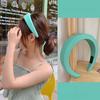 Candy-Colored Heightening Sponge Wide-Brimmed Headband Korean Version Candy-Colored Face Wash Hairband Women's Hair Accessories