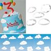 5Pcs Cloud Shape Plunger Cutter Fondant Mold Sugarcraf-t Cake Decorating Tools