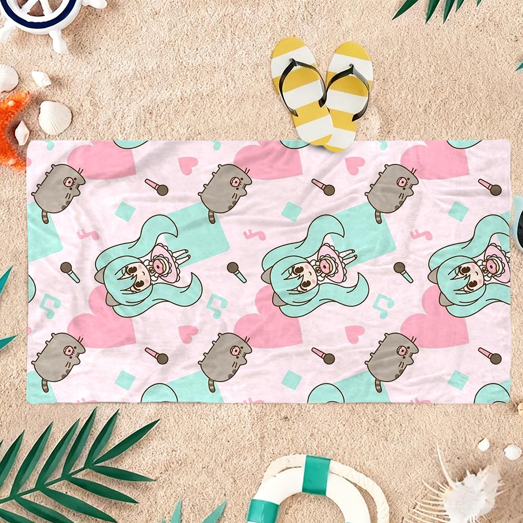 Cartoon Beach Towel Quick-drying Super Absorbent M-MikueS-ES Towel Suitable for Beach Vacation Pool Gym Summer Gift for Friends
