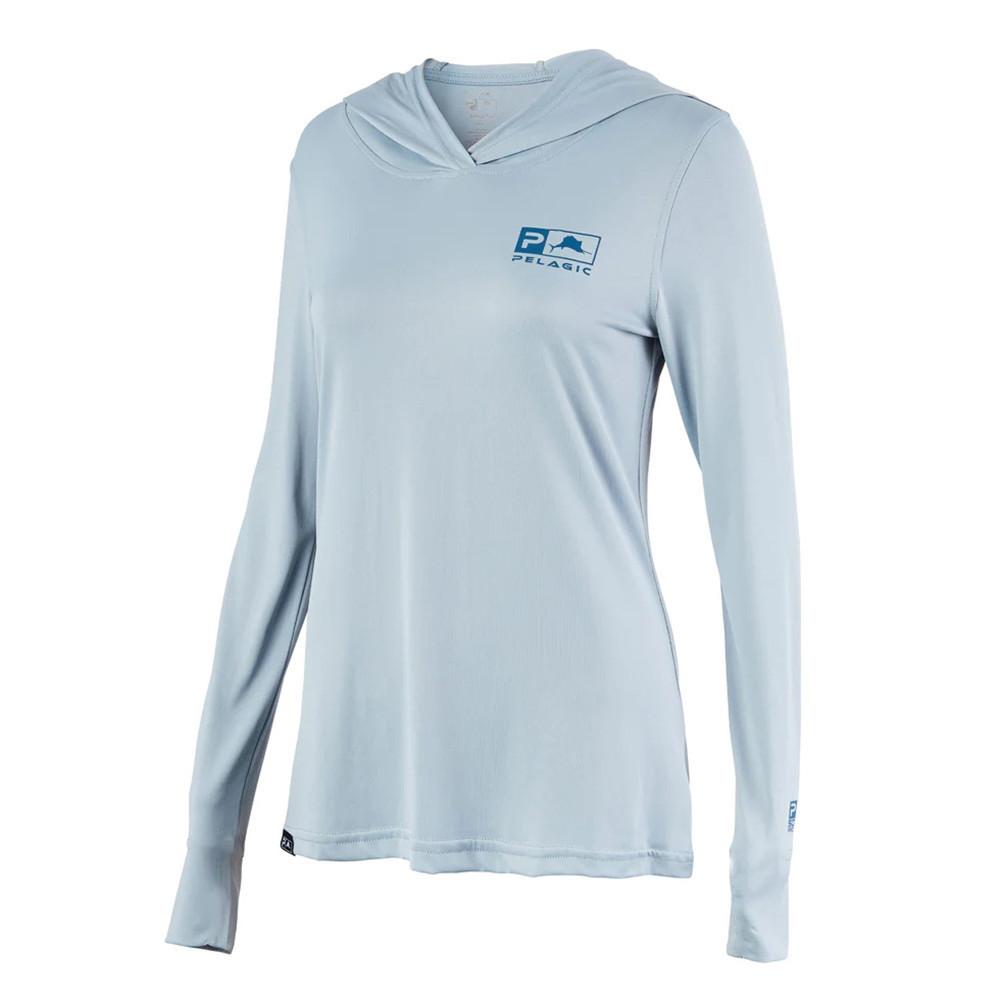 PELAGIC Women's, Hoodie, Outdoor Fishing Suit, Sunscreen Ice Silk, Long Sleeve Luya Fishing Suit