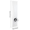 2/3 Meters AC Window Vent Kit Waterproof Air Conditioner Sealing Cloth Mobile AC Baffle For Sliding Horizontal / Vertical Window