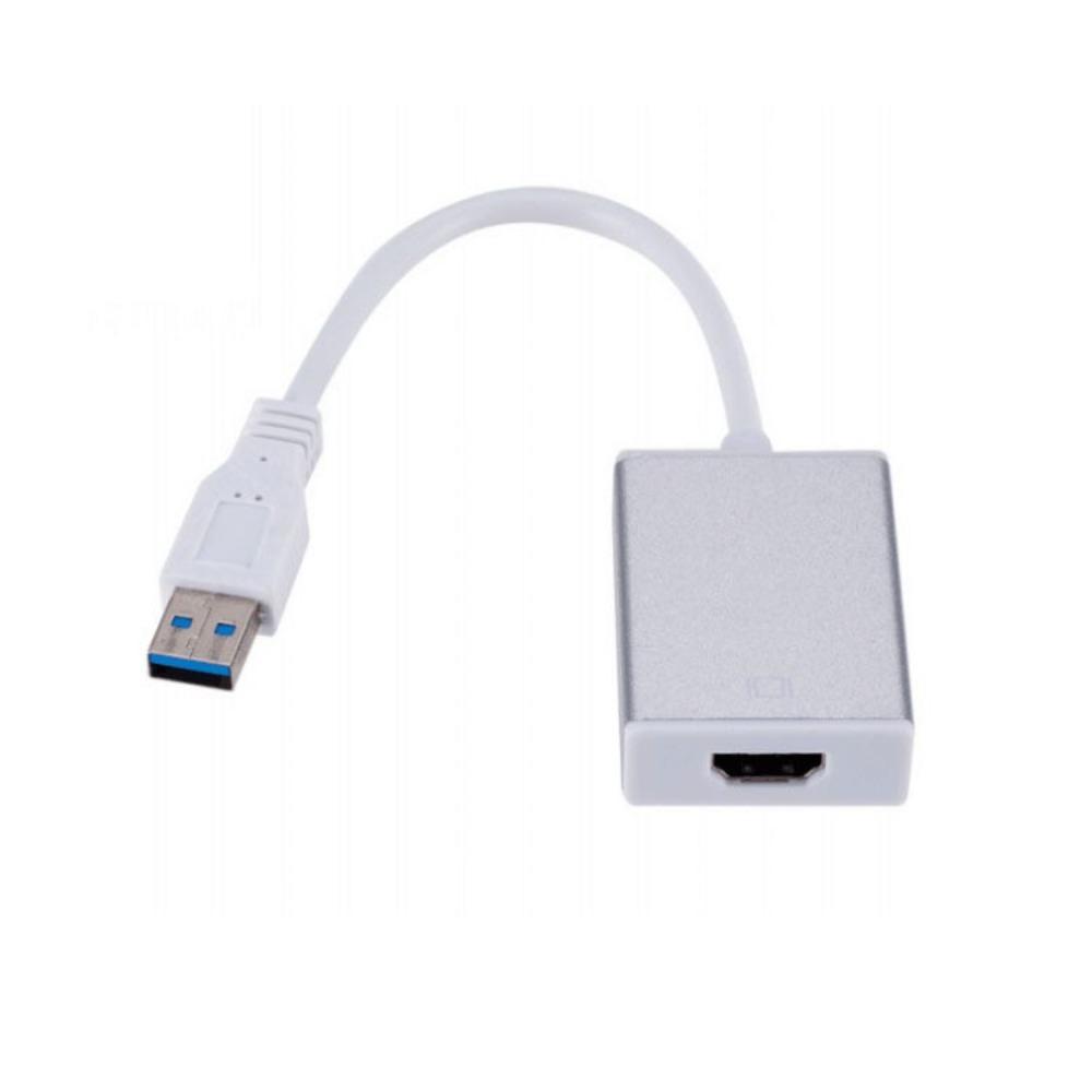 USB 30 to HDMI Adapter with Driver 1080P HD Converter for PC to TV Laptop Monitor Projector