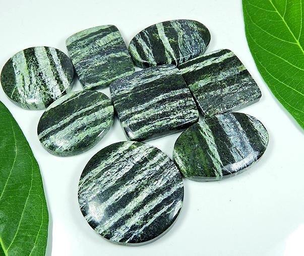 

Натуральный зеленый швейцарский опал, кабошон, россыпью, драгоценный камень, лот 08 шт., 430 карат. РQ-213