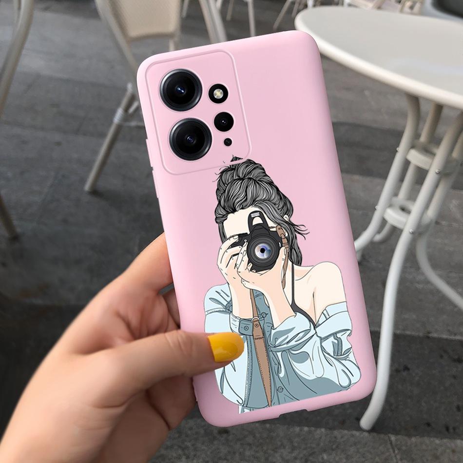 Case For Xiaomi Redmi Note 12 4G Note12 Pro Global Cute Sunflower Candy Color Soft Silicone Cover For Redmi Note 12 Pro 12Pro 5G