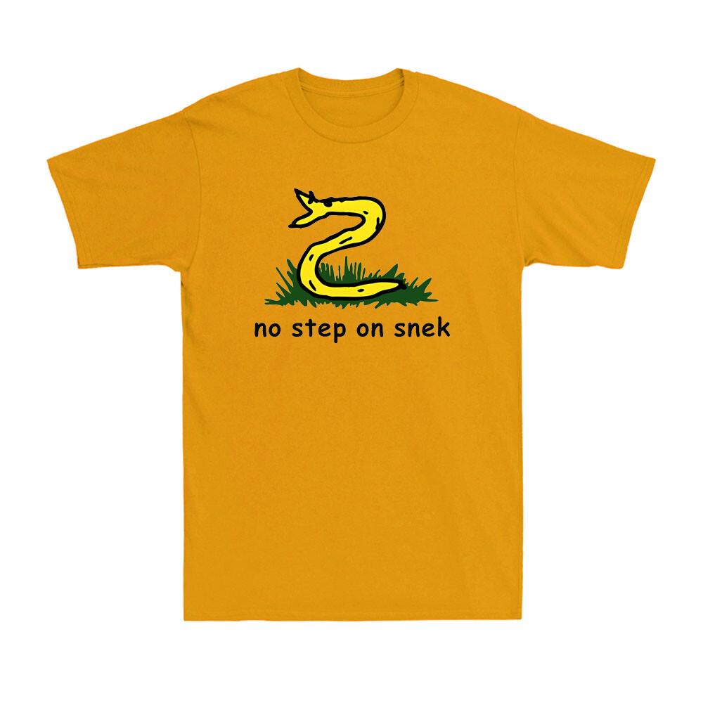 No Step On Snek Funny Gadsden Flag Snake Novelty Vintage Unisexs TShirt