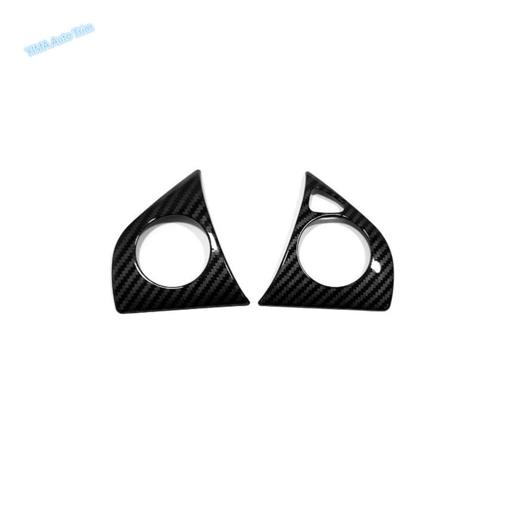 For Honda HRV HR-V Vezel 2014 - ABS Carbon Fiber Car Central Control Steering Wheel Cover Trim Frame Interior Accessories