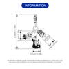 Copper Music Rock Hobby Pendants Bracelet Charms Fit Jewelry Party Beads Diy Exquisite Festival Gifts Accessories