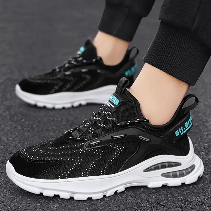 2024 Men's Sports Shoe Spring New Men Fashion Casual Sneaker Men Fashions Mesh Breathable Men Sneakers Leisure Runing Shoes