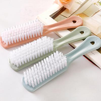Plastic Small Brush Decontamination Laundry Brush Household Shoes Cleaning Brush Soft Bristle Shoe Brush Clothing Brush Long Handle Shoe Brush