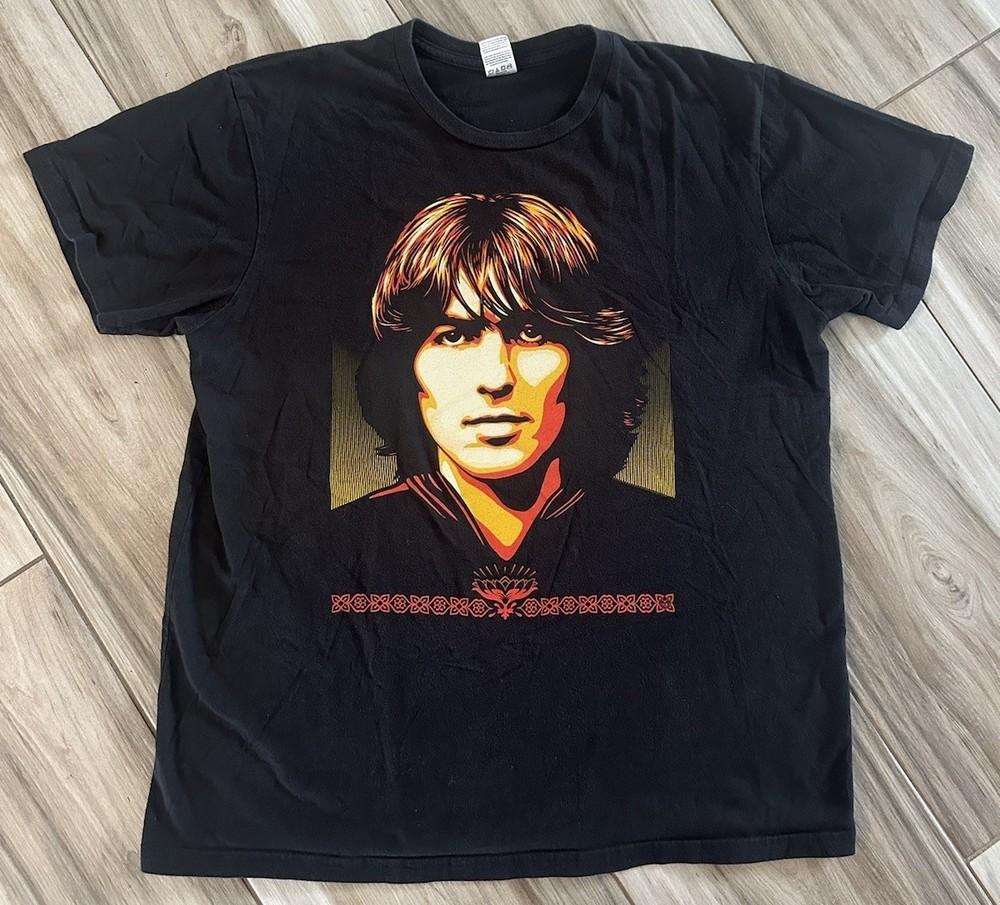 1-Sided George Harrison Black Shirt Unisex Concert S-5XL B237 Unisex T-Shirt L