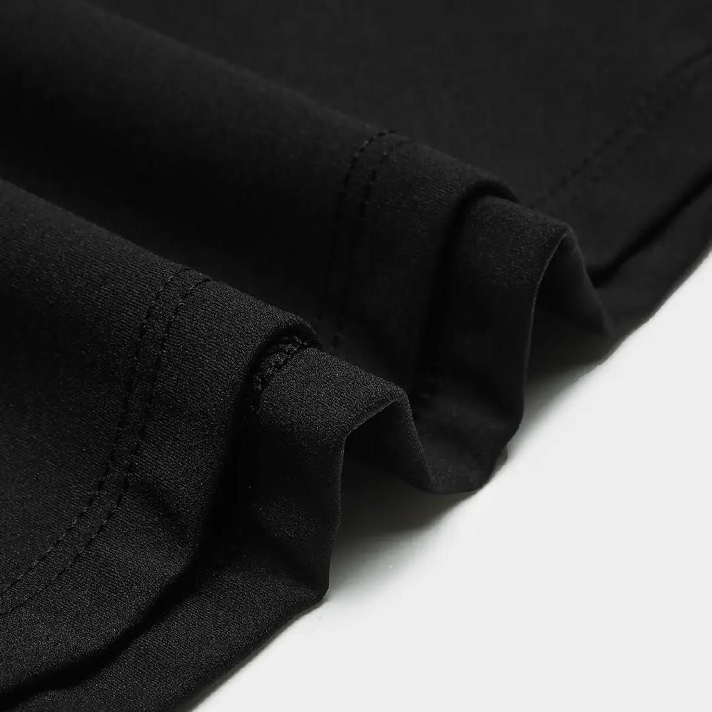 Fila Athletics Fitness Solid Color Fleece Casual Long Sleeve Breathable Regular T-Shirt Women Tops Black A11W441202F-BK