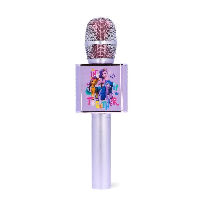 Microphone et haut parleur Bluetooth karaoké - MY LITTLE PONY - Violet - Bluetooth - Rose