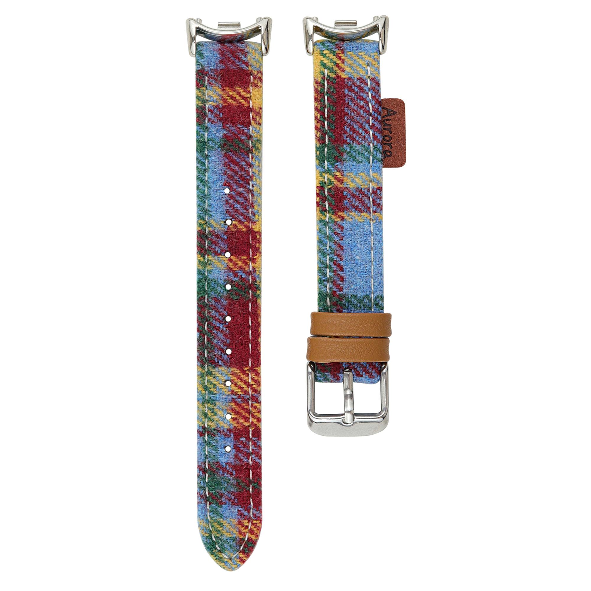 

Wool+Leather Strap for Apple Watch Series 10 42mm/9 8 7 41mm/SE (2023) SE (2022) SE 6 5 4 40mm/3 2 1 38mm Multi-Color