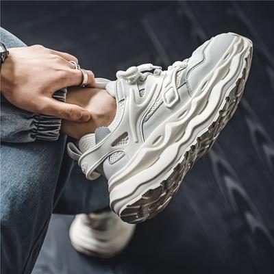 Herrenschuhe Sportschuhe Frühling und Sommer lässige Einzelschuhe Modetrend personalisierte neue erhöhende Plateau-Herrenschuhe