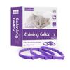 Collar Calmante para Mascotas Collar de Feromonas para Gatos Collar Calmante Impermeable para Perro Agresivo Gatito Malas Emociones Calmante Paquete de 3