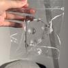 Cute Clear Cheese Squeeze Toy, Soft Transparent Dessert Sensory Decompression Fidget