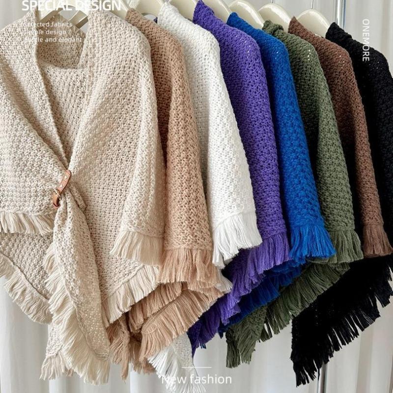 Elegant Triangular Shawl Scarf For Women Spring Autumn Winter