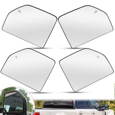 Auto Heated Upper Mirror Glass With/Without Blind Spot For Ford F150 2015- Ford Super Duty F250 / F350 / F450 / F550 17-22