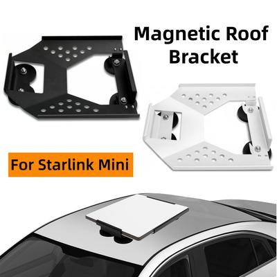 For Starlink Mini Mount Magnetic Car Roof Mount for Starlink Mini Mounting Kit Accessories for Car/RV/Roof Rack/Vehicle