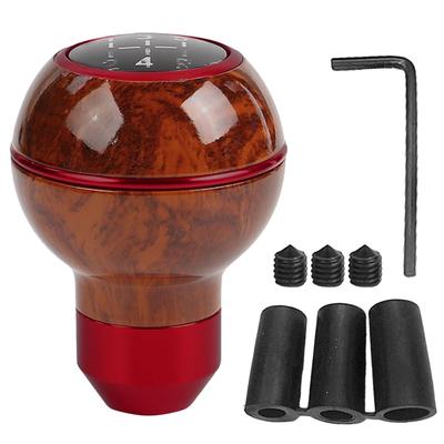 Meliore 5 Speed Wood Grain Shift Knob Old Car Sprinter Torreno Corolla Levin Starlet Carina Celica Chaser Cresta Red Red