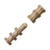 1/15Pcs Metal Dowels Table Bolt Yellow Sleeve Connectors Tool Table Leaf Hardware  Furniture