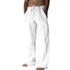 Men Summer Trousers Elastic Waist Daily Wear Streetwear Chic Comfortable Garment