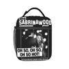 Sabrina Carpenter Muziekfestival 2026 Geïsoleerde Lunchtas voor Mannen Vrouwen Voedselzakken Herbruikbare Koelbox Thermische Lunchbox Voor Picknick