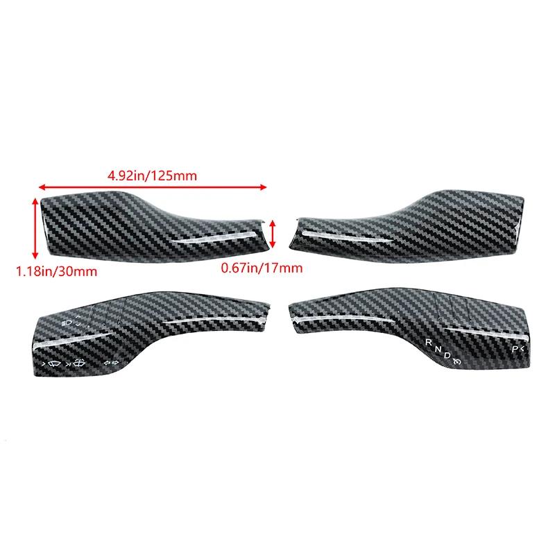 2 Pcs Gear Shift Cover Paddle Shifter Steering Wheel Extension Accessories for Tesla Model 3 Y 2017-2021 Auto Interior Mouldings