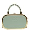 Fashionable Women Chain Box Bag Pu Shaped Small Square Bag Simple Crossbody Bag Portable Handbag Lady Shoulder Bag New Design