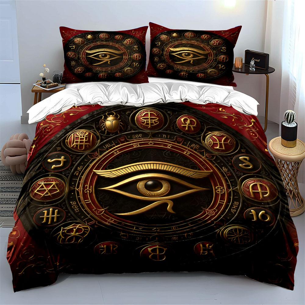 Mystic Zodiac Decor Set Soft Comfortable Duvet Cover Bedding Set Included 1*Duvet Cover & 2*Pillowcases, Gift