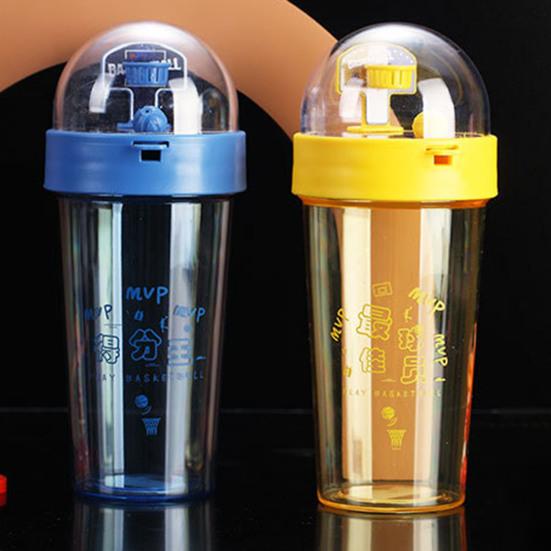 500ml Basketball Water Cup Eco-friendly Large Capacity Portable Fun Sports Shooting Drinking Bottle Travel