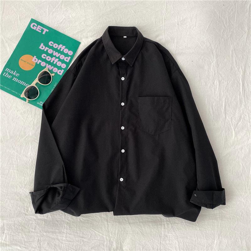 Cotton Shirts Spring Autumn Women Long Sleeve White Shirt Female Large Size Solid Korean Style Casual Blouses
