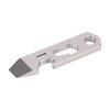 EDC Pry Bar Ti Alloy Pocket Prybar with Bottle Opener Ruler Hex Wrench for Home Camping