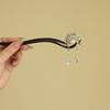 Classical Tassel New Chinese Style Hair Clip Pearl Flower Wooden Hair Stick Antique Retro Hanfu Hairpin for Women