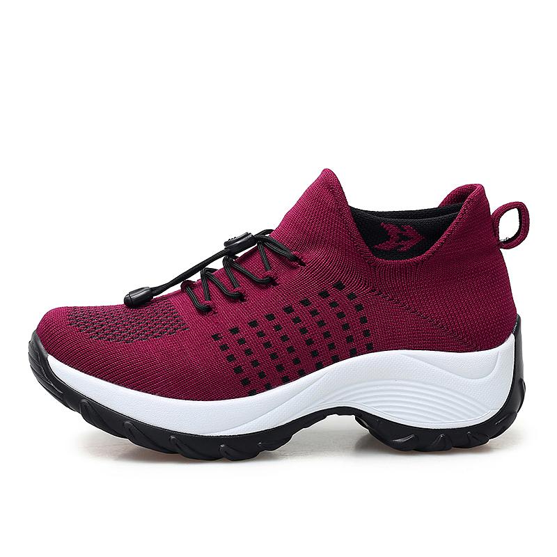 Women's Tennis Shoes Comfortable Sneakers Fashiom Breathable Mesh Sneakers for Women Casual Walking Shoes Platform Sock Sneakers