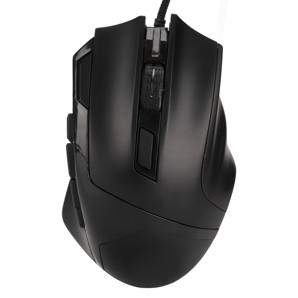 Gaming Kabelmaus RGB 6 DPI-Stufen Hohe Genauigkeit Schwarz 7200DPI Kabelgebundene Maus für Desktop-Computer Laptop