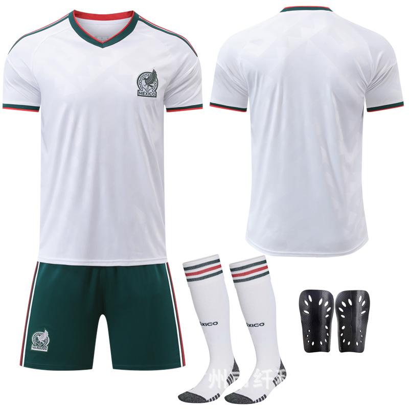 27 Mexico Away White Football Jersey Sports Suit Us-Canada-Mexico World Cup No. 9 Raul Jersey