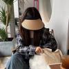 Summer Lightweight Sun Hat with And Rear Hat Foldable Straw Hollow Top Headband