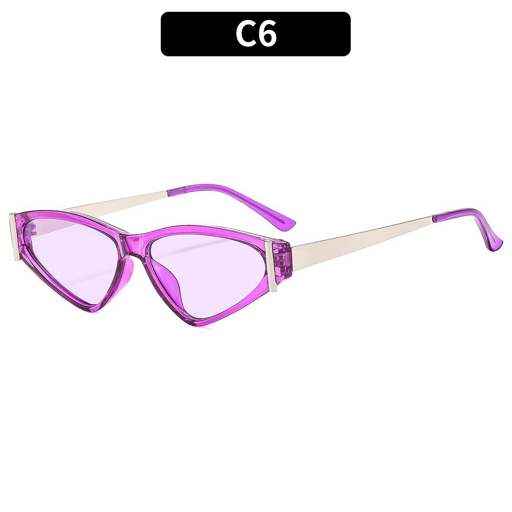 European And American New Triangle Fashion Trend Internet Celebrity Sunglasses Casual Outdoor High Sense Women'S Sunglasses Versatile Glasses