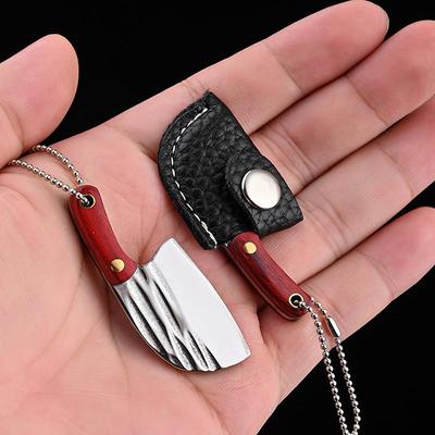 1ks přenosný kapesní nůž na klíče z nerezové oceli Mini nůž Kuchyňský nůž na nůž na ovoce