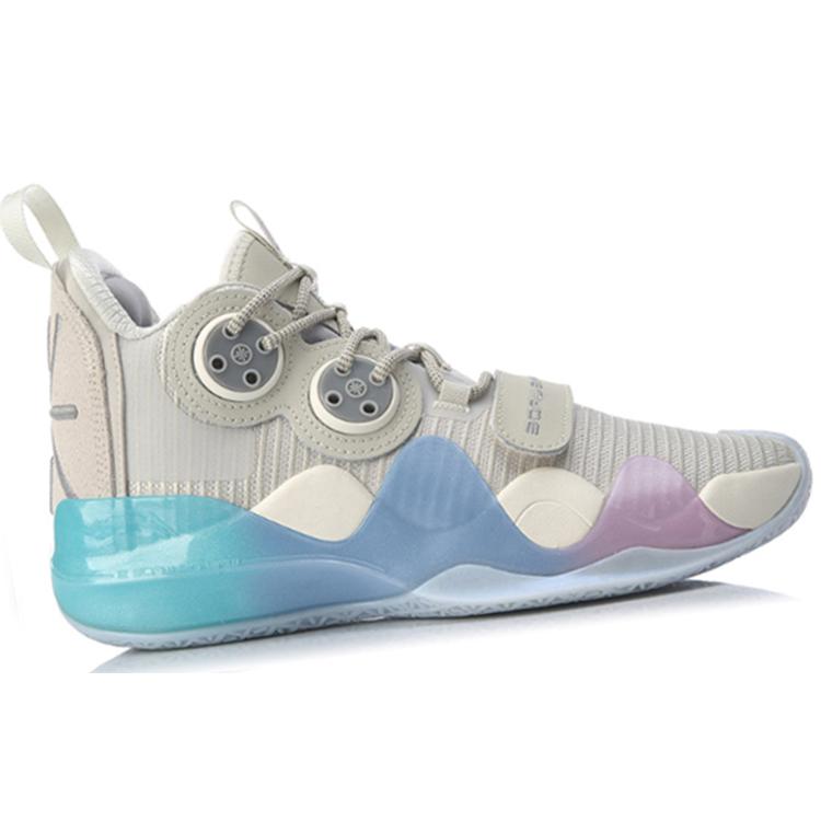 Li Ning WOW 8 Way Of Wade 8 Abrasion Resistant Breathable High top Basketball Shoes Men's Cotton Candy ABAP113-9