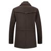 Herren Herbst und Winter Business Wollmantel Doppelkragen Kältebeständiger Herrenmantel Wollmantel für Herren