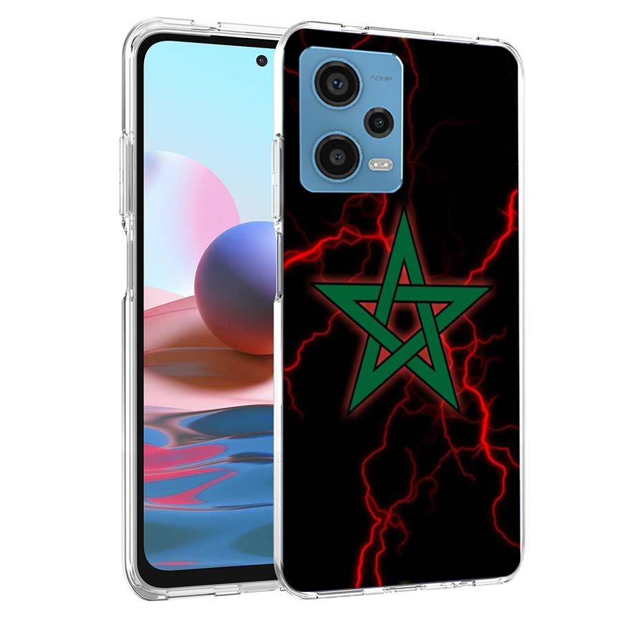 Morocco Flag Phone Case For Xiaomi Poco X7 X5 X6 F6 Pro F7 Ultra M5S X3 M6 M5 X4 F4 GT Mi F5 F3 M3 TPU Soft Cover Capa Cute Fund